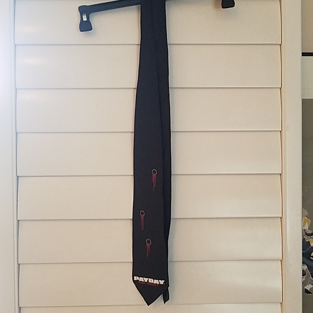 Payday the heist silk gaming tie